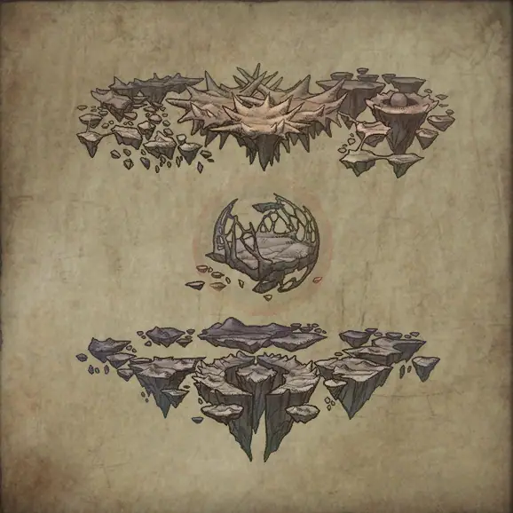 In-game world map of Reshanta